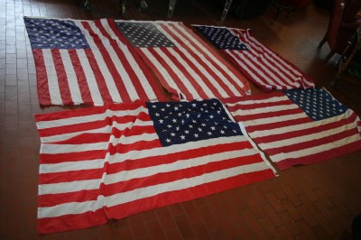 Bandiere vintage americane
